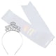 thumbnail image 1 of KAKOWELY 1 juego de diadema de princesa de cumpleaños, diadema de corona de cumpleaños, diadema de corona de mujer con banda, 1 of 5