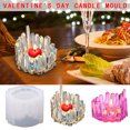 thumbnail image 2 of DPTALR Crystal Shape Silicone Candle Holder Mold For DIY Jewelry Storage Box, Small Jewelry Container, 2 of 9