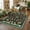 Black, variant on Garvee Jungle Area Rug 5'x7' Animal Print Area Rug, Washable Rug Soft Non Slip Low Pile Botanical Rugs Carpet for Living Room Bedroom Dining Room, Blue