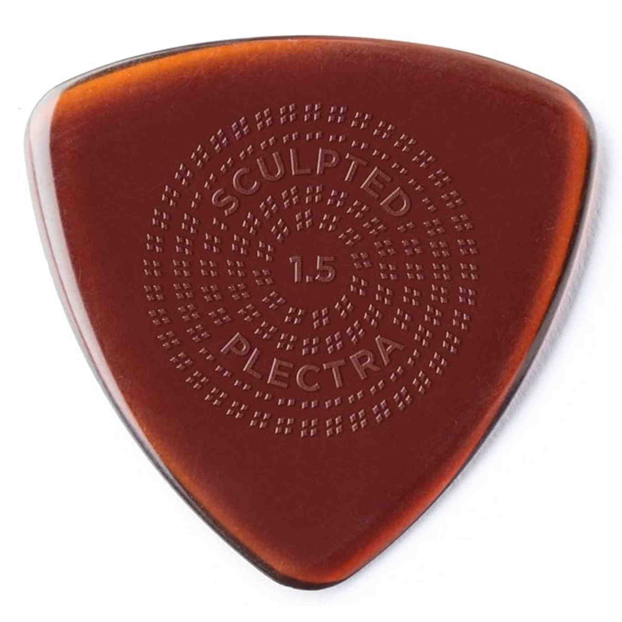 Dunlop Primetone Triangle 1.5mm Sculpted Plectra (Grip) - 12 Pack