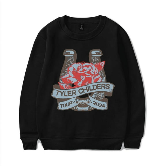 Tyler Childers Merch Sweatshirt Blue Muleshoe Hoodies Country Music Long Sleeve Streetwear Men Women Crewneck