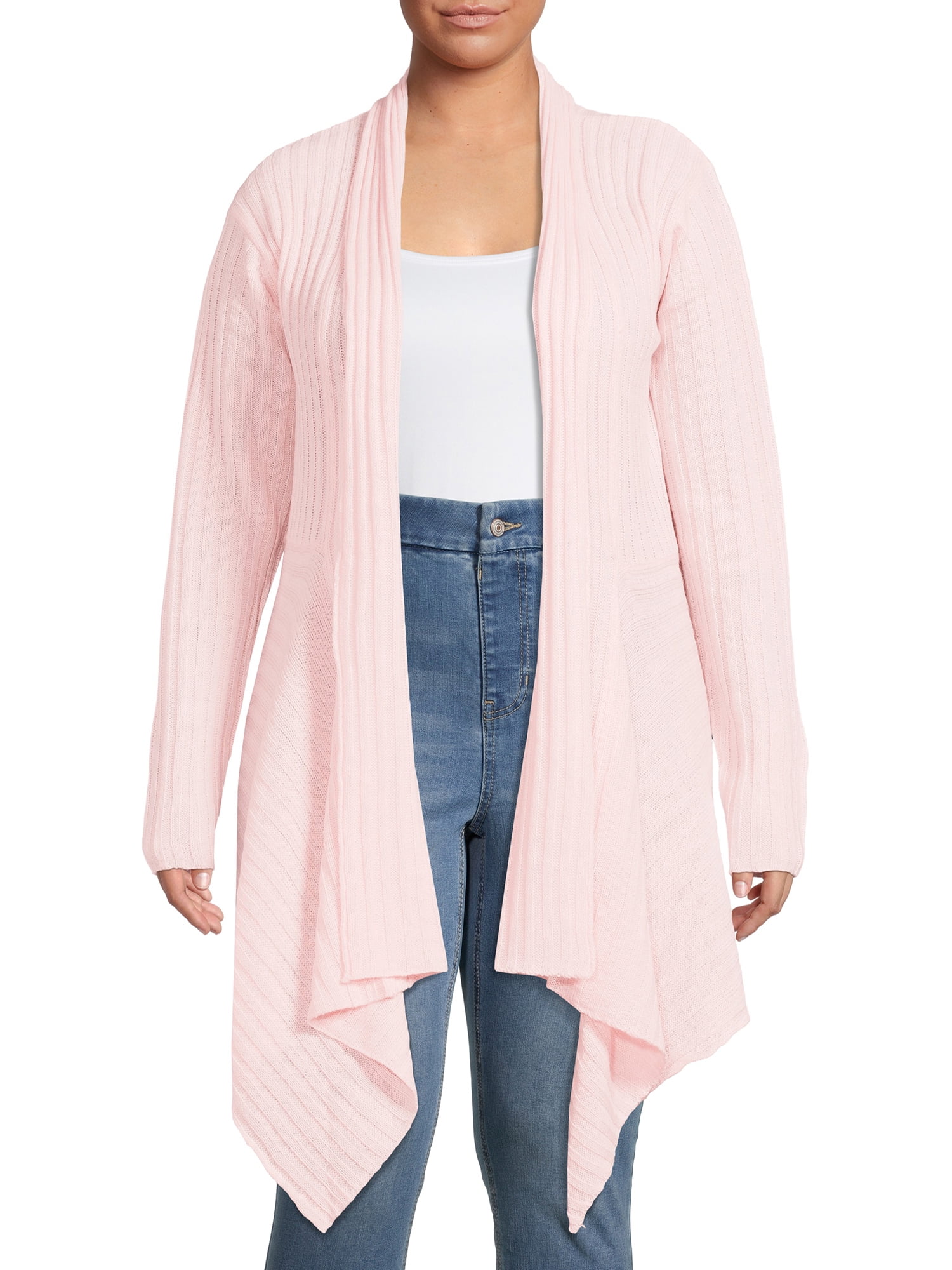 plus size flyaway cardigan