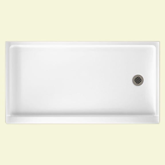 Swanstone FR-3260R-010 Veritek 60-Inch by 32-Inch by 4-5/16-Inch Retrofit Sin...