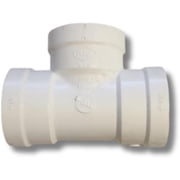 10 Pack Dura Plastics PVC Threaded Tee (TxTxT) – Schedule 40 PVC Fitting with Female Threaded Ends – Irrigation - 405-007 (1/2 10 Pack (P12TT-10))