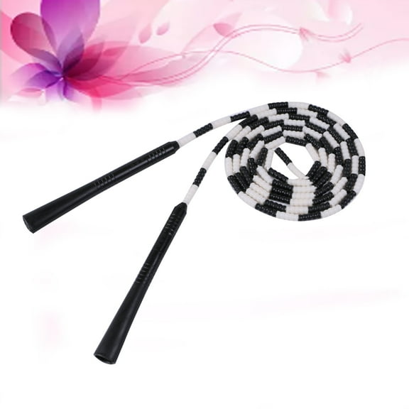 Masteelf PVC Jump Rope Jumping Exercise Equipment Jump Skip Rope for School Home Students Kid (Black)