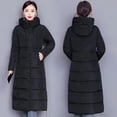 thumbnail image 1 of Chaqueta de algodón larga acolchada de algodón para mujer, ropa de madre, chaqueta de algodón gruesa para mujer, 1 of 6