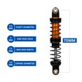thumbnail image 4 of RC 4pcs Amortiguador de Amortiguador de metal de 80 mm Ajustable Para 1/10 CC01 RC Crastros Off-Road Car, 4 of 7