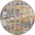 thumbnail image 1 of Addison Rugs Mayfield Premium Machine Washable Transitional Abstract Copper Round Rug, 8' x 8', 1 of 4