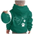 thumbnail image 4 of Jamsmile Toddler Girls Zip Up Hoodies Cartoon Hooded Long Sleeve Cartoon Graphic Coats Autumn Winter Girls Tracksuits Outerwear, 4 of 4