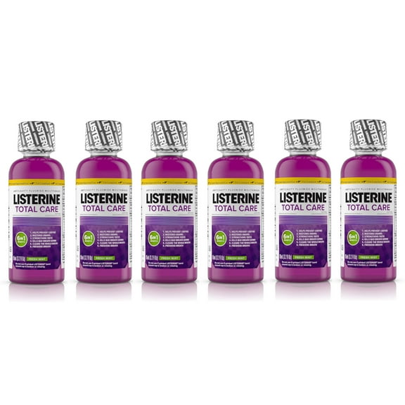 Listerine Total Care Anticavity Mouthwash Fresh Mint - 96 Ml, 6 Pack