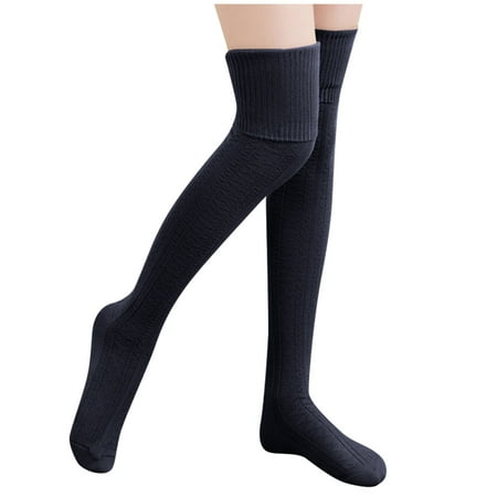 

RPVATI Women Leg Warmers Over the Knee Long Boot Sock Winter Warm Thigh High Socks for Women