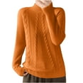 thumbnail image 2 of BSDJILFG Crewneck Sweaters for Women Fall Winter Trending Long Sleeve Soft Fuzzy Cozy Pullover Tunics, 2 of 3