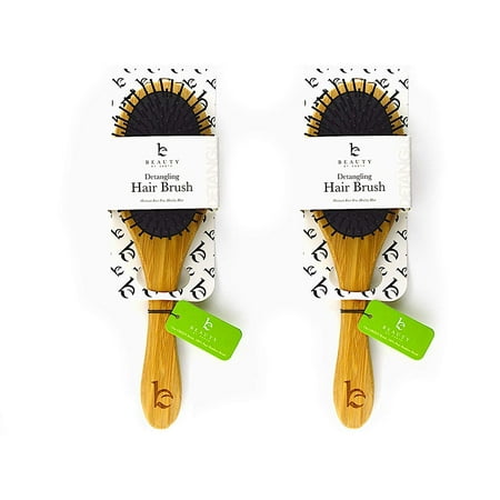 Detangling Brush; Natural Detangler Comb for All Hair Types to Detangle and Smooth Knots Easily; Best for Dry Hair Styling, Straightening and No Pain Glide Thru; Men, Women and Kids (2 (Best Method To Straighten Natural Hair)