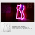 thumbnail image 3 of Luz De Batería Usb, Decoración Navideña, Luz De Noche De Neón, Lámpara Led En Forma De Gato Para Decoración De Dormitorio, Decoración Del Banquete De Boda, Regalo Advancent HA026151-02, 3 of 6