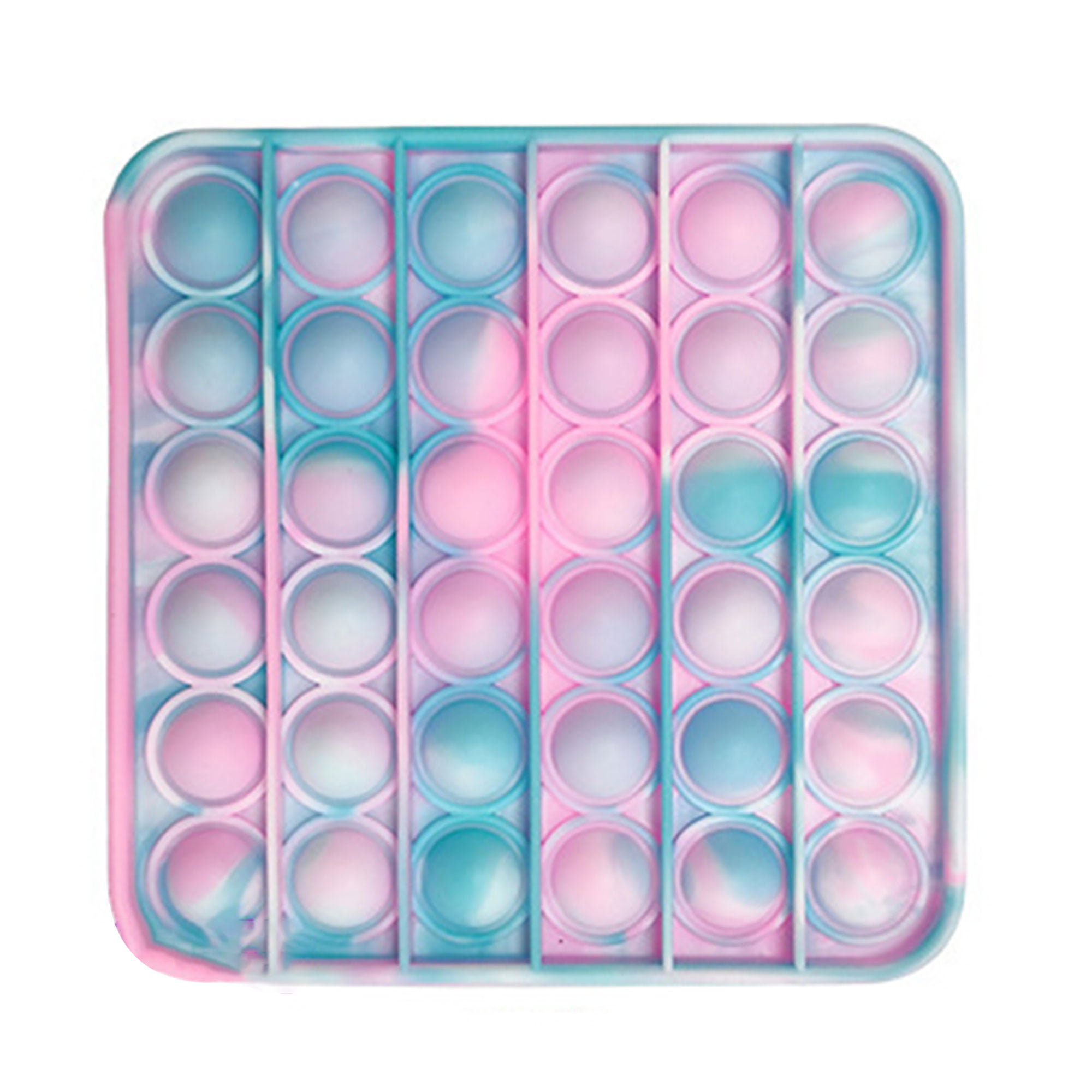 USA Tydy Pink White Blue LARGE Hexagon Push Fidget Bubble Popper Stress Pop It 