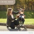 thumbnail image 4 of Evolur Cruise Rider Stroller with Canopy, Easy to Carry Travel Stroller, Cognac, 4 of 9