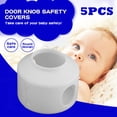 thumbnail image 1 of 5 Pack Bouton de Porte de Sécurité pour Bébé Couvre Poignée de Porte Verrouille Enfants Enfants Preuve, 1 of 8