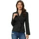 thumbnail image 1 of Blusa Elegante de Manga Larga Allegra K Negro S, 1 of 6
