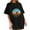Black, variant on IROINNID Womens Short Sleeve Fashion Summer Beach Graphic Printed Casual Top Pullover T-shirt Spring