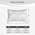 thumbnail image 4 of Gukieu Colorful Butterfly Print Plush Pillow Cover, Hidden Zipper Pillow Protector without Pillow Core, Suitable for Bedroom, Office, Car Decoration-16"x24", 4 of 6