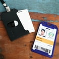 thumbnail image 3 of Double Sided Hard Plastic Vertical Badge Holder - Side Load 2 Card Protector - Multiple Card ID Badge Holder by Specialist ID, 3 of 4