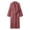 Watermelon Red, variant on Cekizud Bathrobe for Women Thick Fleece Water Absorbent Wrap Belt Long Sleeve Robe