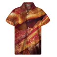 thumbnail image 2 of Camisas de playa hawaianas de verano para hombre, camisa con botones y estampado divertido de carne en 3D para hombre, camiseta informal de manga corta, ropa, 2 of 5