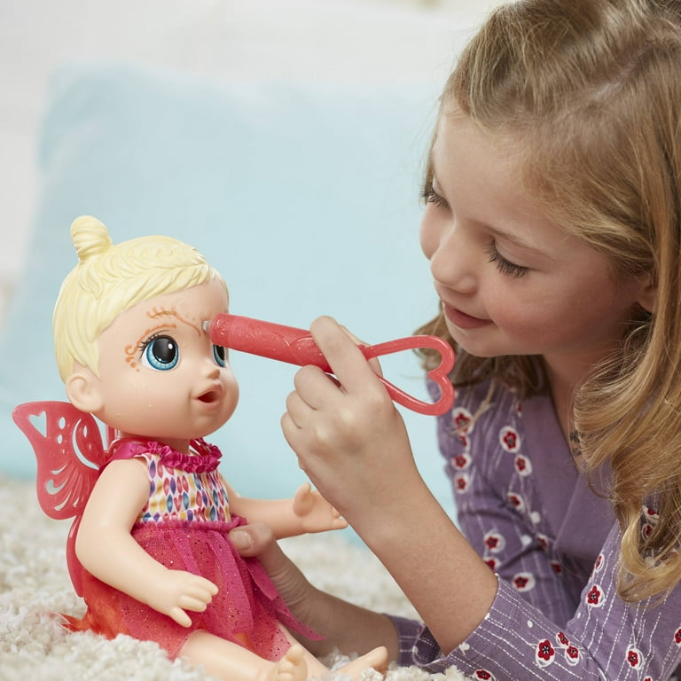 Baby Alive Face Paint Fairy Blonde Hair Doll Playset