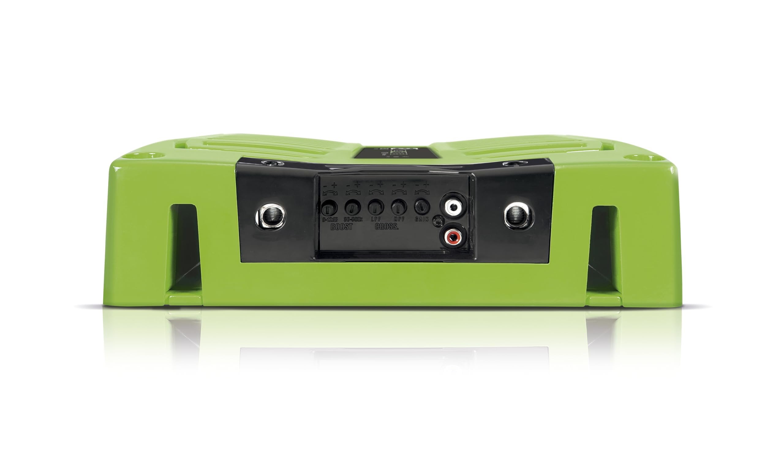 BANDA ELEC8K1GREEN Electra Bass 8K Car Audio Amplifier Module 1 Ohm - 8000 Wrms Adjustable Bass Boost LED Indicator Sound Specialization - Green
