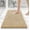 Beige, variant on Lanola Luxury Chenille Bathroom Rug , White Shaggy Non-Slip Absorbent Bath Mat Runner for Tub and Shower