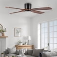 thumbnail image 4 of LEDET 54 in. 4 Solid Wood Blades Indoor Ceiling Fan with Remote, 4 of 9