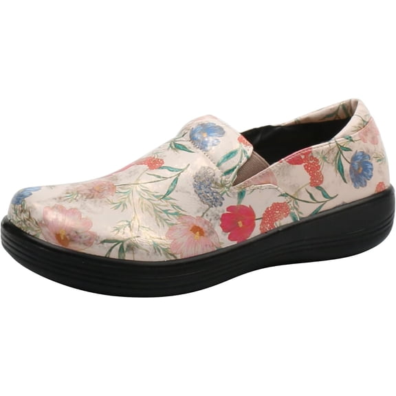 GLOLILY KATE VINTAGE FLOWER GARDEN SLIP RESISTANT WORK SHOE SIZE 9.5 M