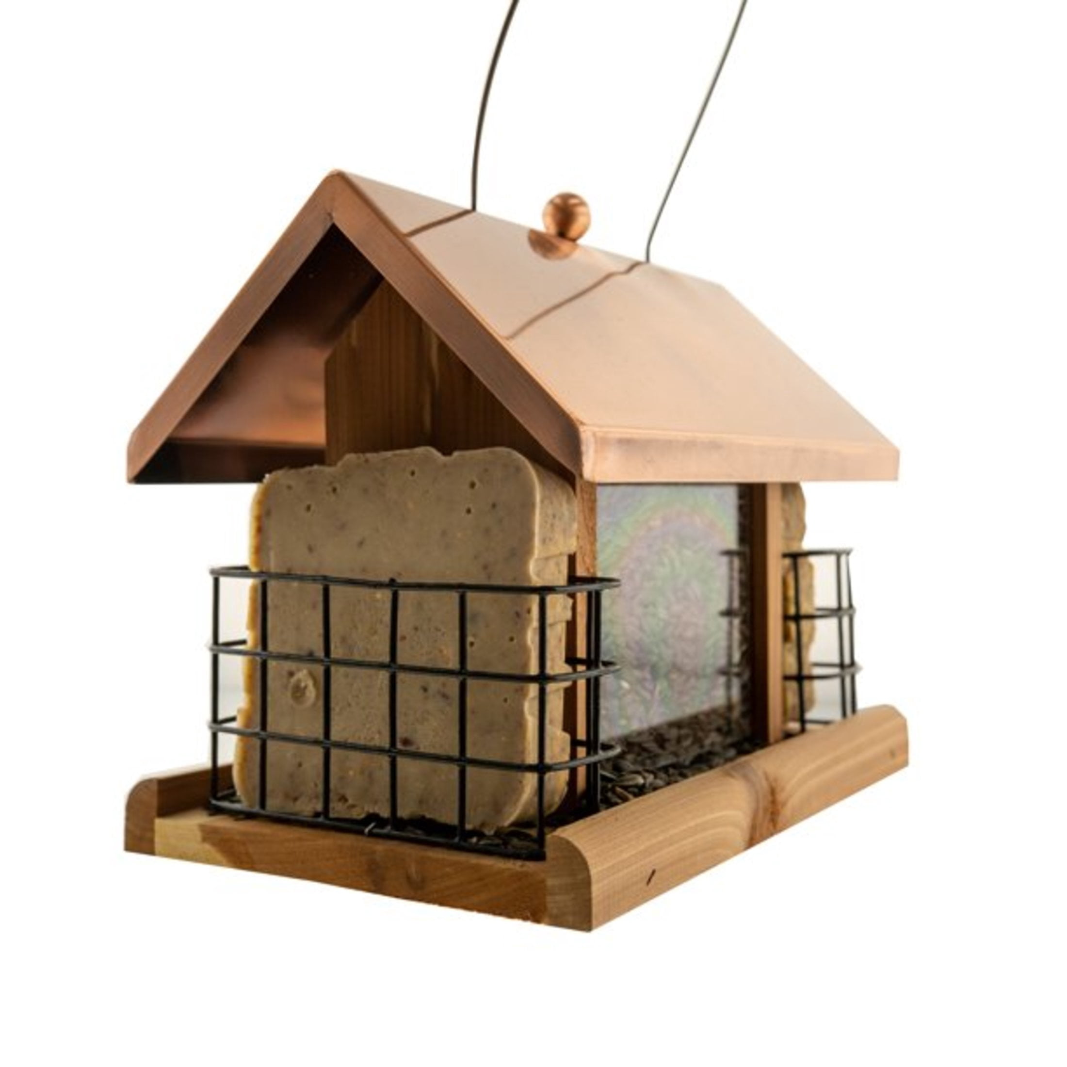 Pennington Cedar Copper Roof Cafe Bird Feeder 2.5 Pounds