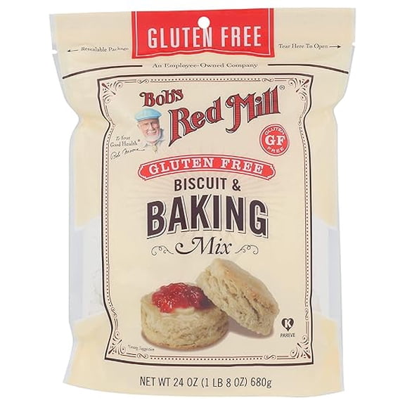 1x Bob's Red Mill Gluten Free Biscuit & Baking Mix, 24oz (Pack of 1) - Kosher