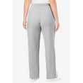 thumbnail image 2 of Woman Within Plus Size Better-Fleece Side-Stripe Pull-On Sweatpants, 2 of 3