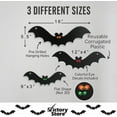 thumbnail image 3 of VictoryStore Outdoor Hanging Bat Halloween Yard Decorations, Set of 12 - Waterproof Plastic Hanging Halloween Decorations, Made in USA, 3 of 6