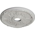thumbnail image 3 of Ekena Millwork 18"OD x 3 1/2"ID x 1 3/8"P Antioch Ceiling Medallion (Fits Canopies up to 3 1/2"), Hand-Painted Ultra Pure White, 3 of 5