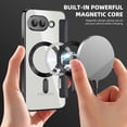 thumbnail image 4 of KOMI Premium PU Leather Wallet Flip Case for Google Pixel 9A - Business Classic Solid Color, Magnetic TPU Shell, Wireless Charging Black, 4 of 4