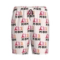 thumbnail image 4 of Gaeub Mothers Day Printed Men's Short Pajama Pants, Lightweight Lounge & Sleep Bottoms Keep You Cool - Medium, 4 of 9