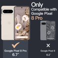 thumbnail image 2 of Funda de teléfono JeTech Magnetic para Google Pixel 8 Pro de 6.7 pulgadas 2023, 2 of 7