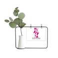 thumbnail image 1 of Marco De Metal Florero De Cerámica Decoración, 1 of 4