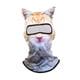 thumbnail image 3 of Pasamontañas para animales, mascarilla cómoda, resistente al viento, para esquí Gato blanco, 3 of 9