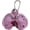 Pink, variant on Jiibva Flower Keychain, Simulation Orchid Lily Keychain Y2k Aesthetic Flower Keyring Bag Purse Charms Handbags Decoration Accessories