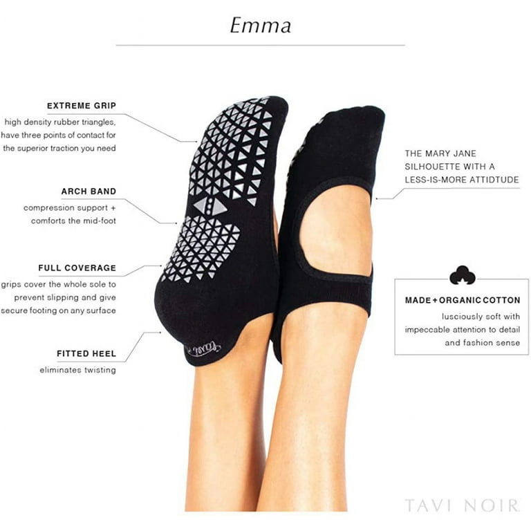Tavi Noir Women?s Emma Non-Slip Socks (Candid) Medium