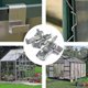 thumbnail image 2 of Greenhouse Glazing Clips Stainless Steel W/Z Type 50/100pcs for Garden Glass Panes Replacement, 2 of 3