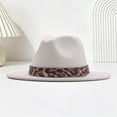 thumbnail image 2 of Gsakboxl Sun Hats for Women Women Men Leopard Pattern Wide Brim Bucket Hat, Western Style Solid Fashion Sunshade Fisherman Cap, 2 of 6