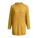 thumbnail image 5 of Suéter Puntoco para mujer e invierno nuevo suéter de punto con manga de muñeca suelta suéter de cuello alto Medio Color sólido liquidación de Navidad Puntoco Puntoco-4119, 5 of 5