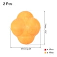 thumbnail image 2 of Unique Bargains Rebond Ballons de Réaction Coordination Entraînement Ballon Agilité Entraîneur TPR, Rouge Jaune 2 Pack, 2 of 4