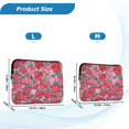thumbnail image 4 of FORMRS 15-15.6 inch Laptop Sleeve Case Soft Carrying Quilted Computer Bag Cover, Sweet Strawberry, 4 of 7
