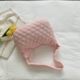 thumbnail image 3 of Bolsa de hombro de moda Para mujer Likrtyny Acolchado Rosa, 3 of 5